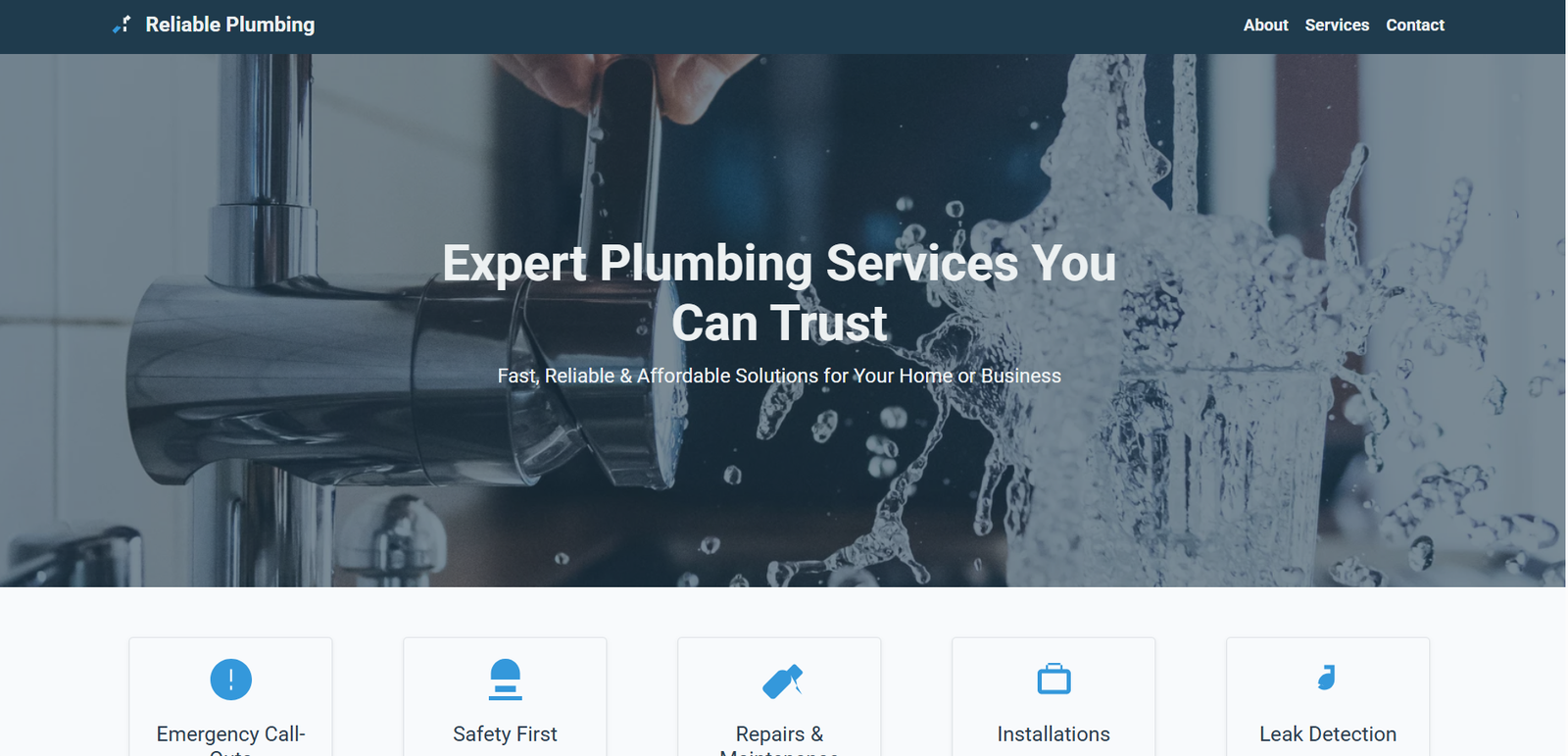 Plumbing Website